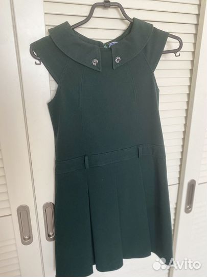 Сарафан Skylake школьный зеленый 146 см 36 размер