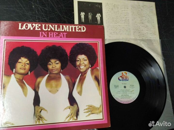 Love Unlimited In Heat Винил 1974 Япония
