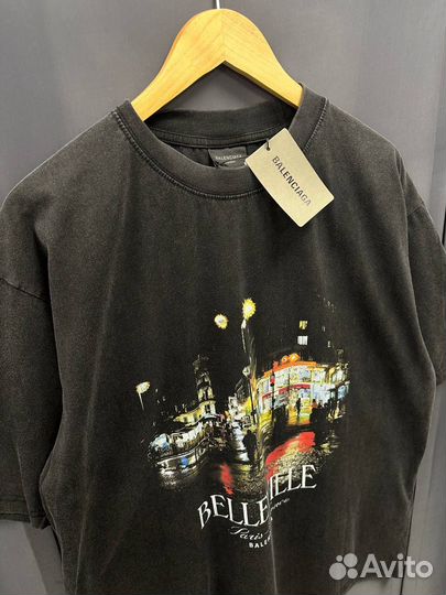 Футболка Balenciaga Belleville(новинка) oversize