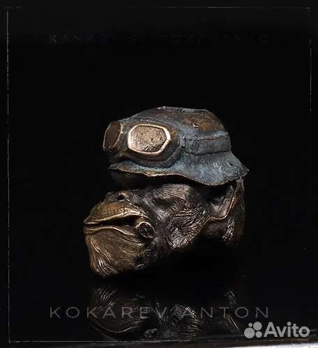 Бусина на темляк от Кокарева Антона горилла байкер