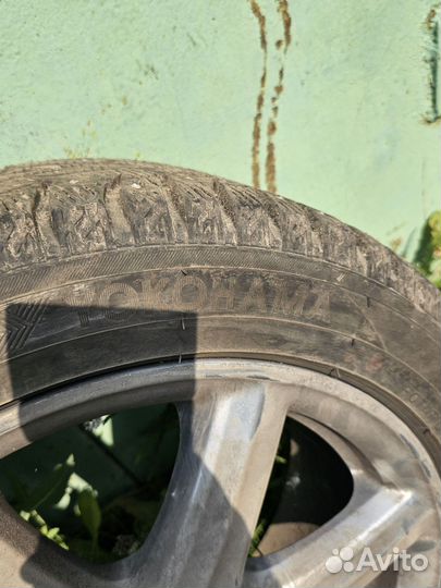 Колеса диски+резина 225/50r17 зимние шипы