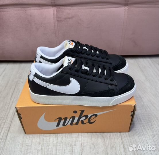 Кроссовки Nike Blazer mid 77 vntg Low black новые