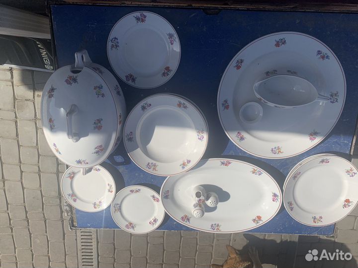 Столовый сервиз дз Дулево 55год прошлого века