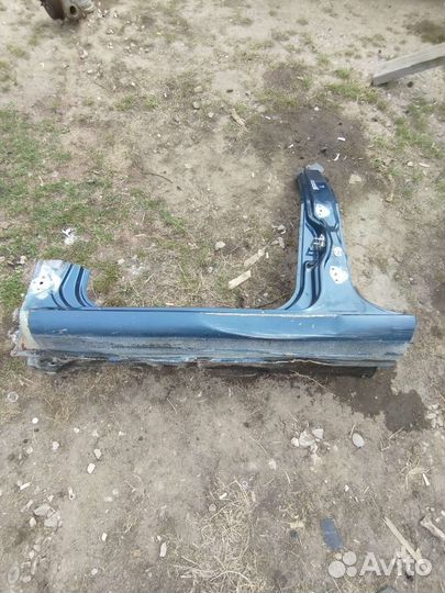 Левый порог со стойкой Chevrolet Rezzo