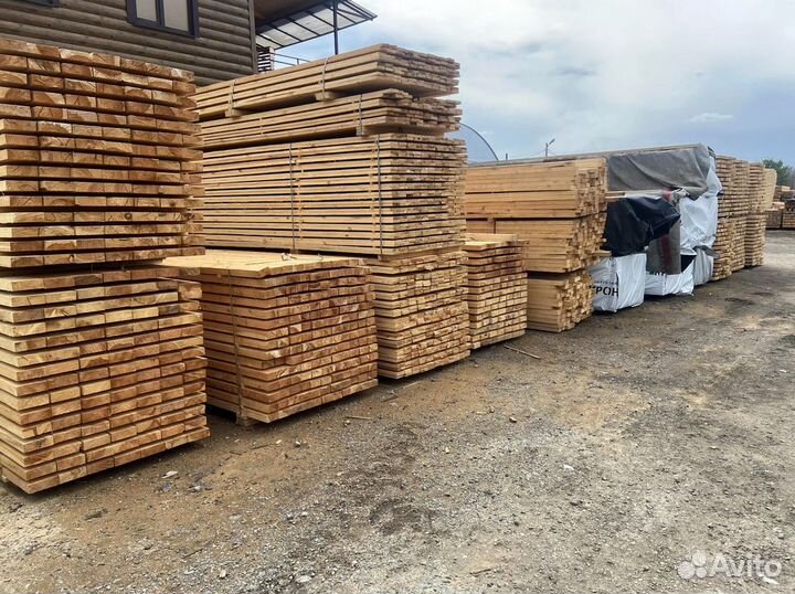 Доска обрезная 25x150x6м