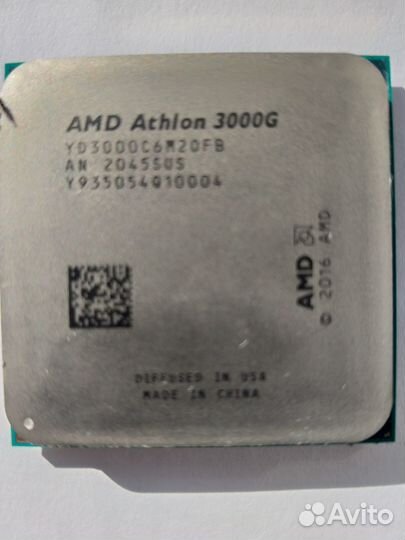 Процессор amd athlon 3000G