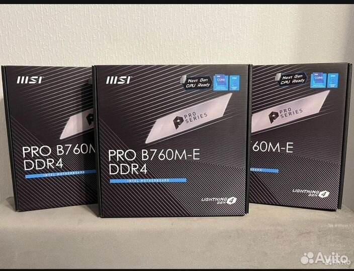 Материнская плата msi pro b760m e ddr4