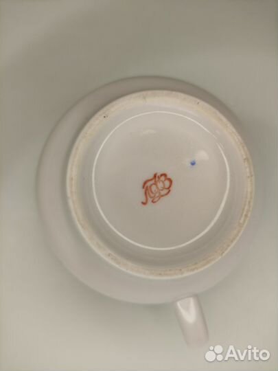 Чашка большая лфз фарфор СССР