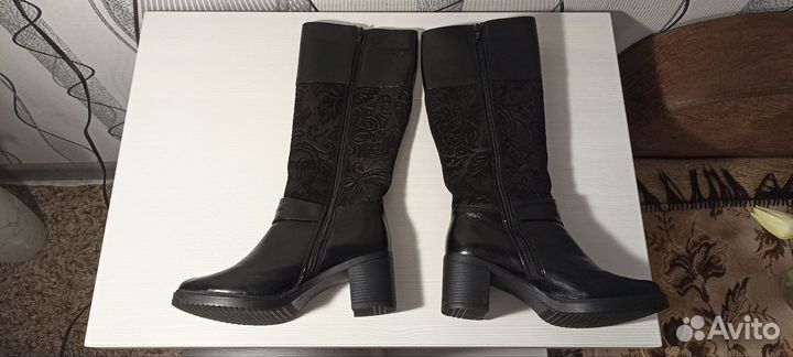 Сапоги женские натуральная кожа 36 размер