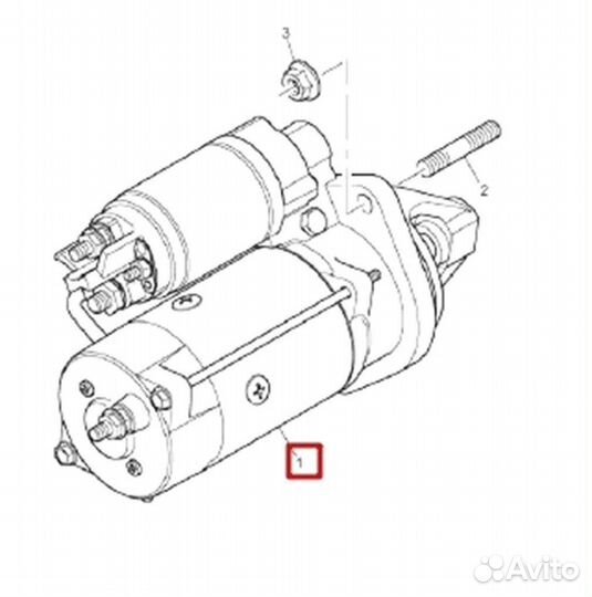 Стартер Perkins