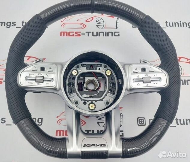 Руль 63 AMG Карбон + кожа на GLC-Class X253/C253