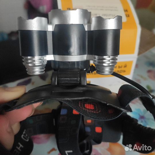 Налобный фонарь светодиодный 4 режима