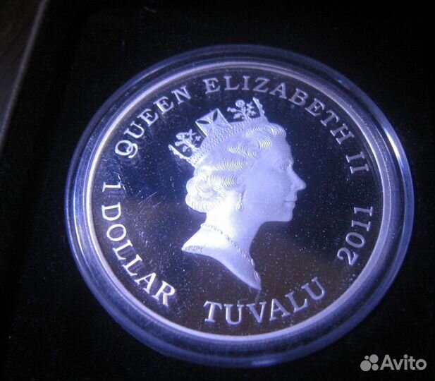 Монета австралийский крокодил