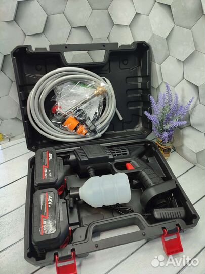 Мини мойка высокого давления аккумуляторная