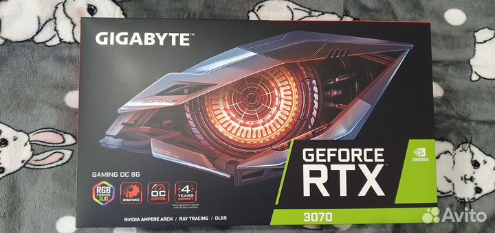 Видеокарта gigabyte GeForce RTX 3070 gaming OC