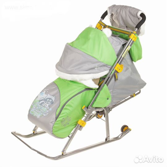 Коляска санки 