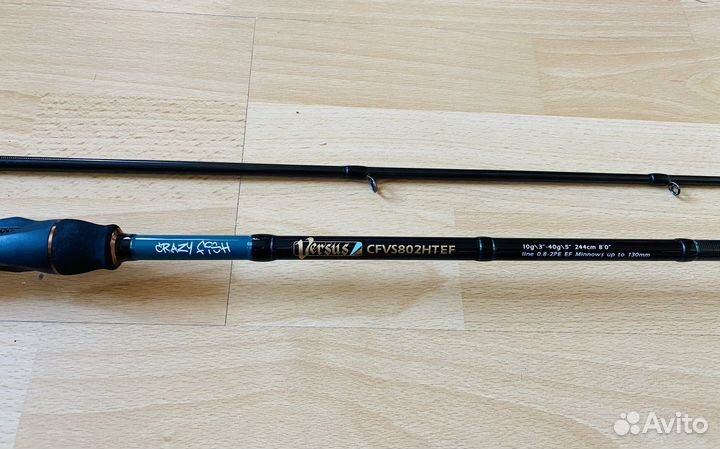 Спиннинг Crazy Fish Versus VSR802 HT 10-40 грамм