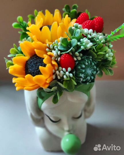 Букет из мыла ручной работы