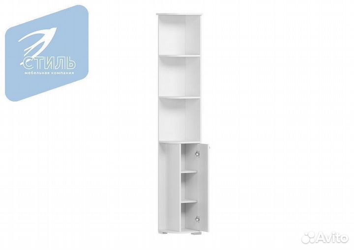 Домино А Торцевая секция Белый