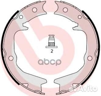 Колодки ручного тормоза mitsubishi lancer CS 03