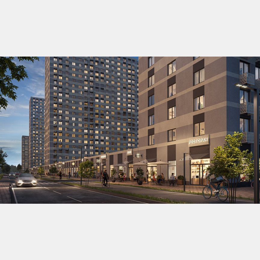 2-к. квартира, 47,5 м², 22/23 эт.
