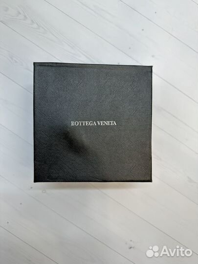 Ремень кожаный черный Bottega Veneta