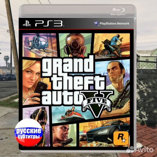 GTA 5 Grand Theft Auto V для Playstation 3 Диск