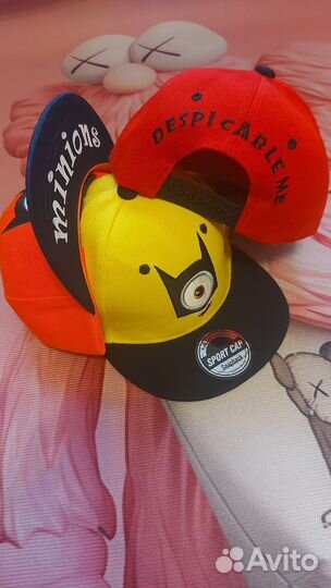 Кепка бейсболка детская Миньон снепбек snapback