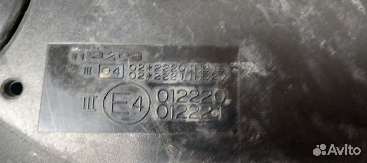 Зеркало заднего вида боковое левое электрическое