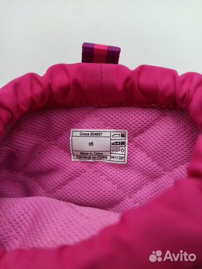 Детские сапоги crocs c6