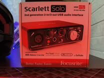Аудиоинтерфейс Focusrite Scarlett Solo 2nd gen