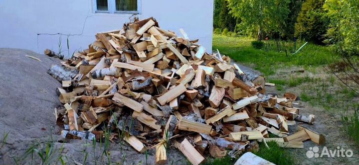 Дрова колотые Береза