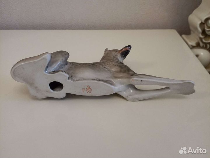 Фарфоровая статуэтка Овчарка лфз