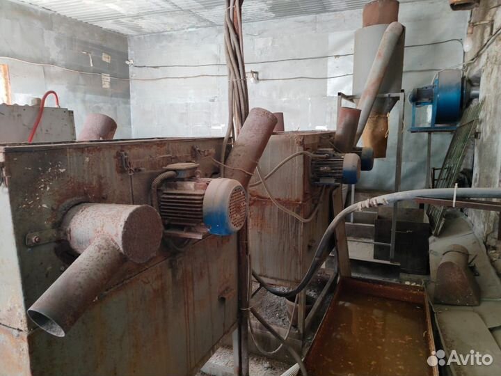 Линия для переработки загрязненных полимеров