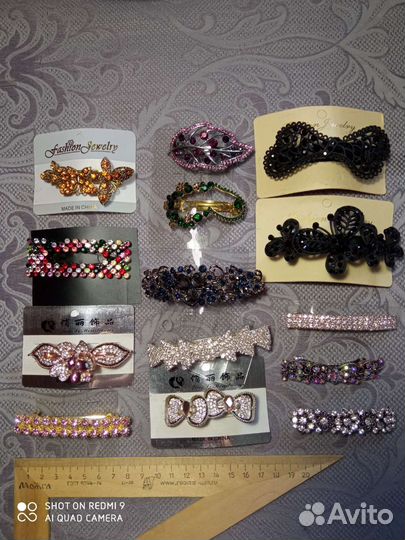 Заколки для волос, крабы, невидимки, шпильки