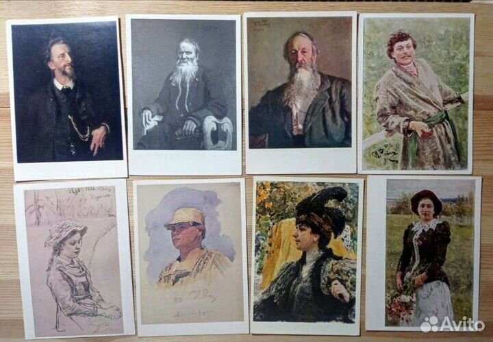Илья Ефимович Репин, 74 открытки, 50-70е годы