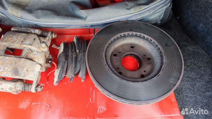 Тормоза передние в сборе honda civic 4d