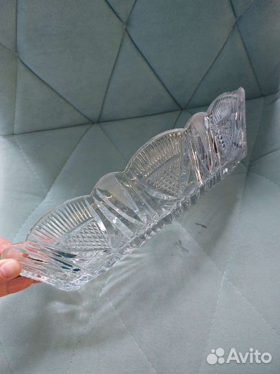 Салатник хрустальный большой