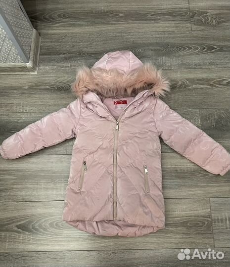 Куртка для девочки зимняя 110 116