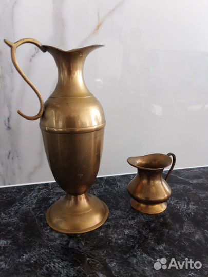 Медная старинная ступка.Германия