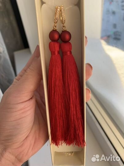 Серьги кисти