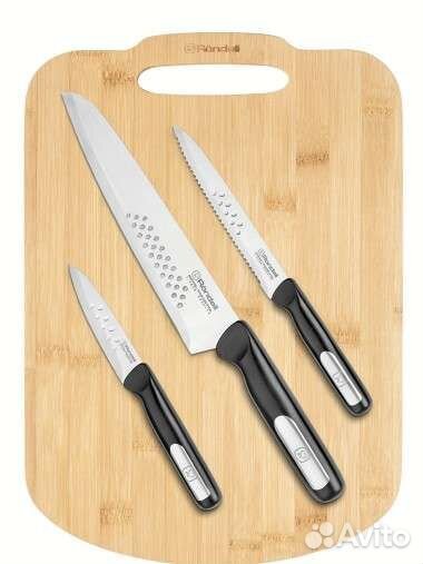 Набор из 3 ножей и разделочной доскиRondell