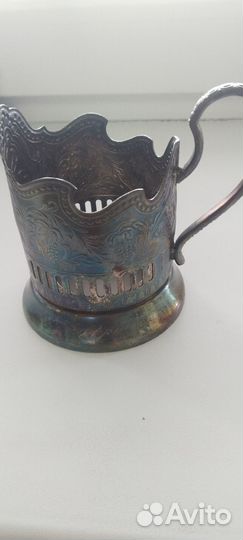 Подстаканник мельхиор СССР