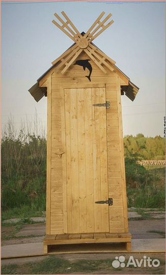 Уличный туалет домик с установкой рлм 000