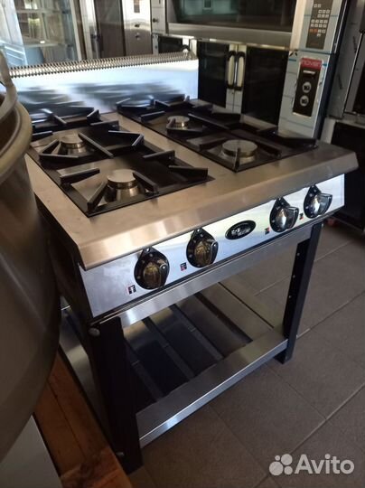 Плита газовая Grill Master Ф4пг/800 на подставке