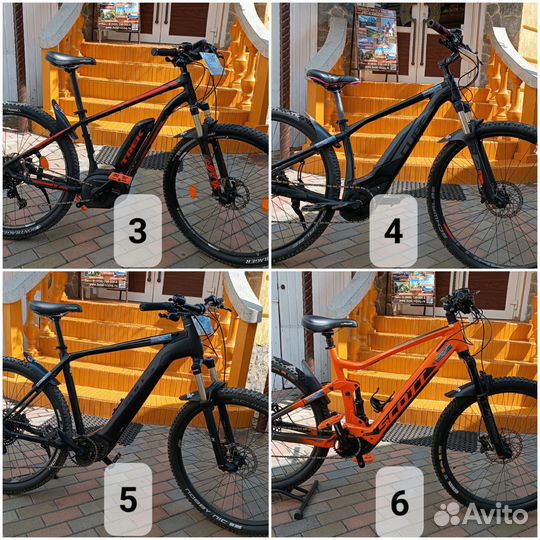 Электровелосипеды Cube, Haibike, Scott, и т.д
