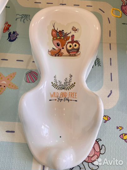 Ванночка для купания с горкой