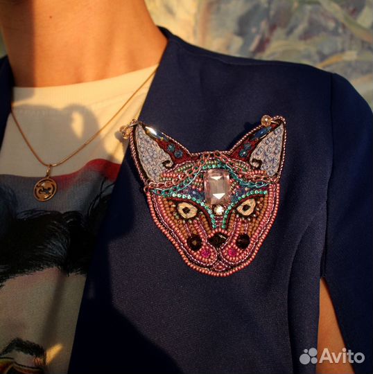 Брошь из бисера