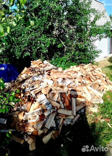 Дрова колотые сухие