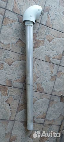 Труба на котёл колонку. Турбо